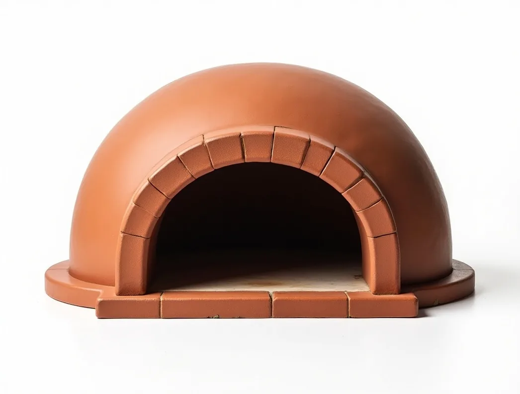 Forno Vesuvio Maestro V90 premium Neapolitan wood-fired pizza oven with terracotta clay dome
