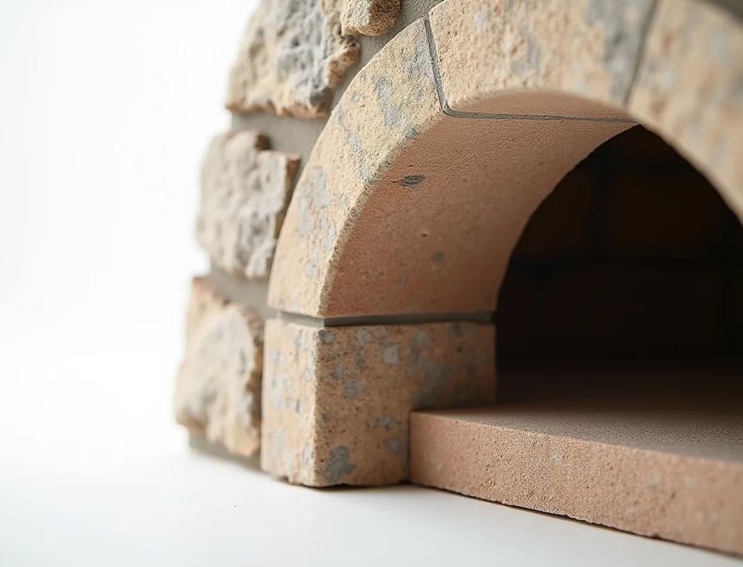 Borgo Tradizione T80 compact traditional pizza oven with natural stone exterior and dual layer insulation